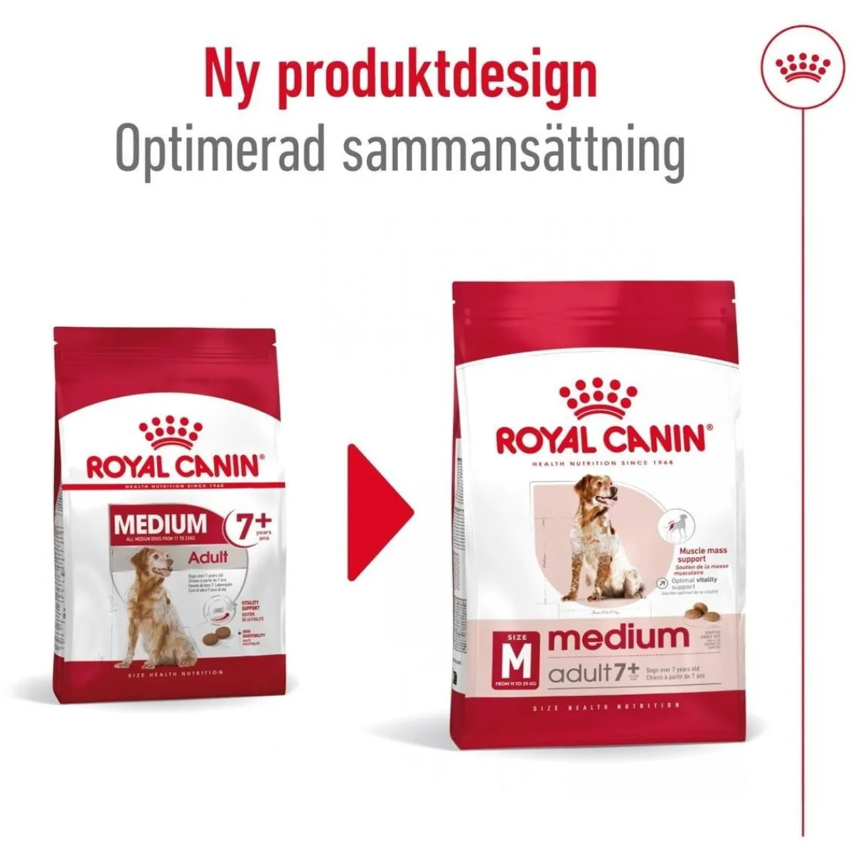 Medium Adult 7+ 2 x 15kg>Royal Canin Clearance
