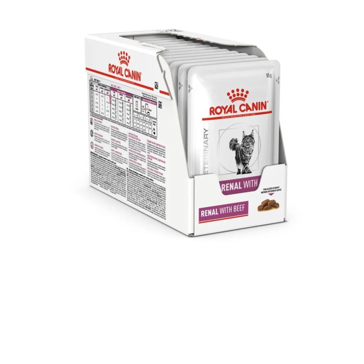 Royal Canin Renal Cat Beef wet, 12 x 85 g>Royal Canin Veterinary Diets Sale