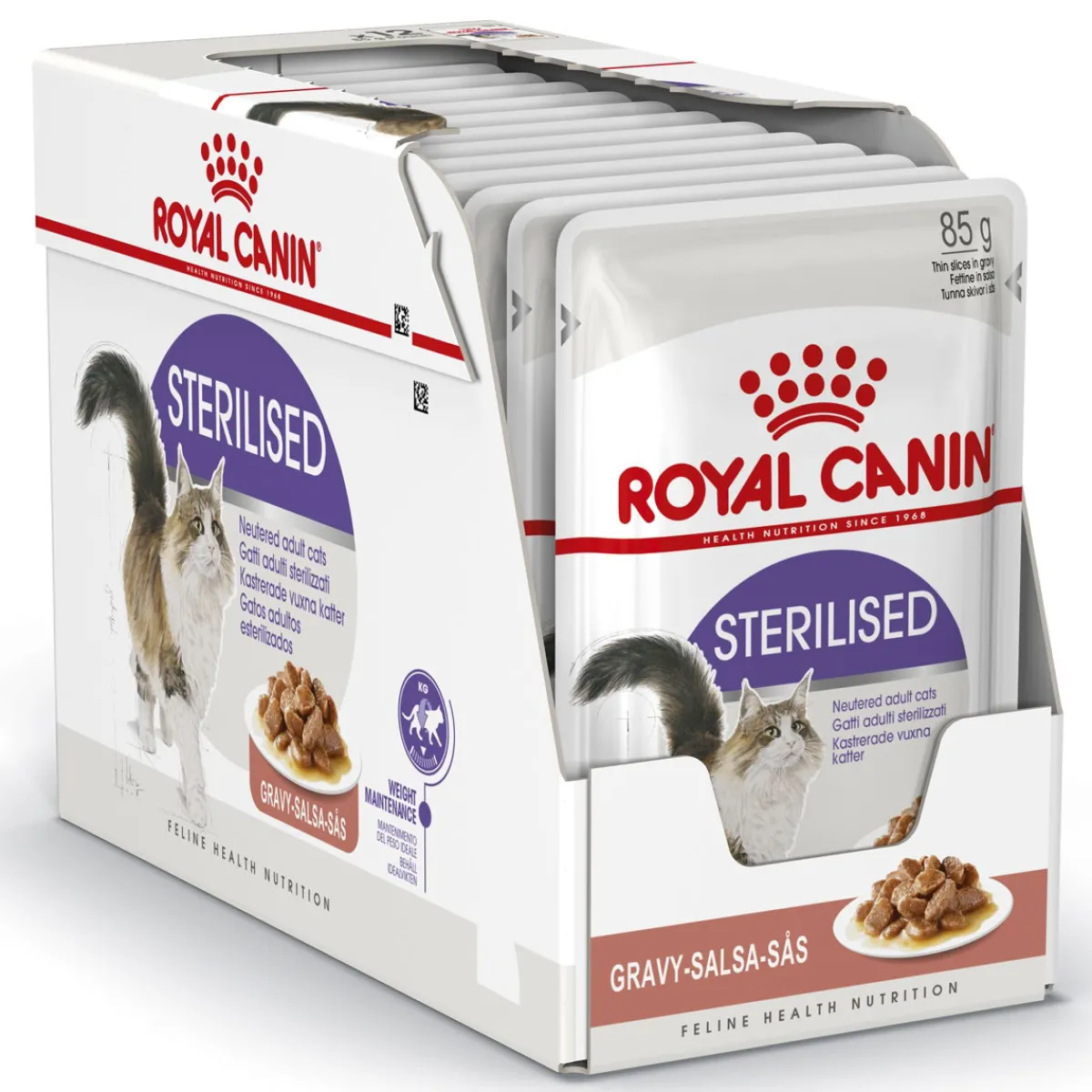 Sterilised Gravy, 12x85g>Royal Canin Hot