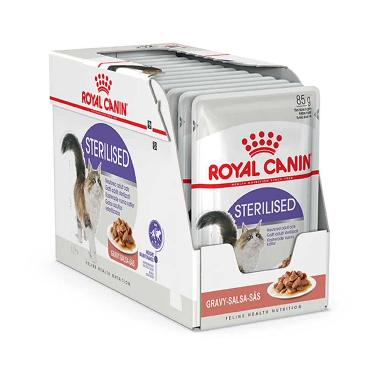 Sterilised Gravy, 12x85g>Royal Canin Hot