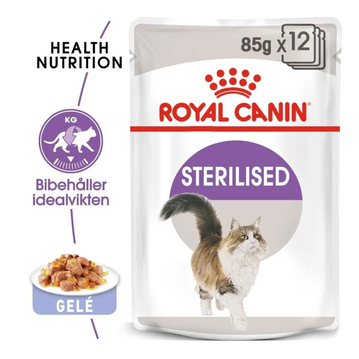 Sterilised Jelly 85g, 48-pack>Royal Canin Outlet