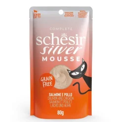 Silver Mousse lohi & kana 80 g>Schesir Clearance