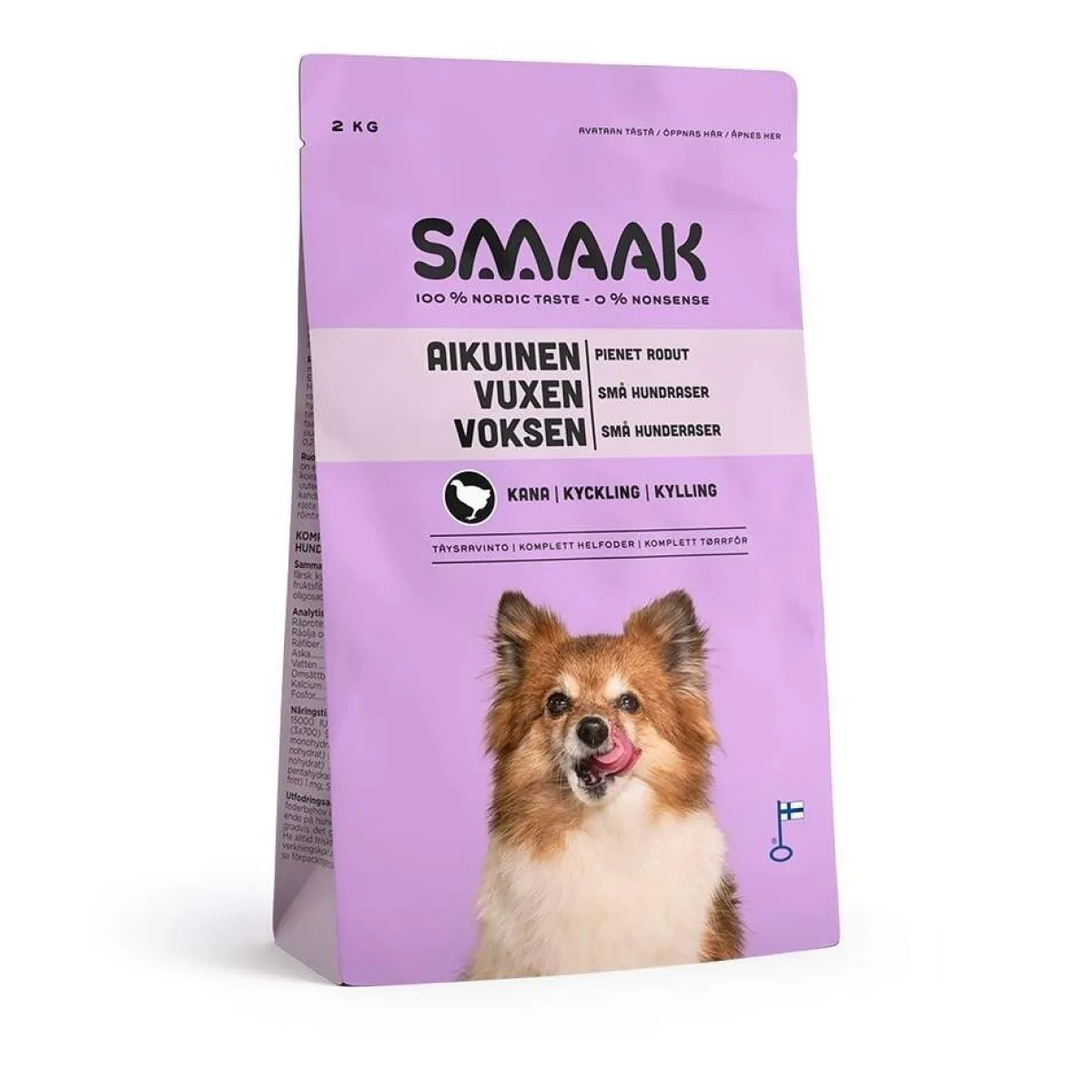 kana pienelle aikuiselle koiralle>Smaak