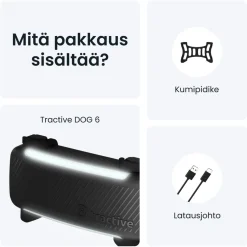 GPS koiralle DOG 6, musta>Tractive New