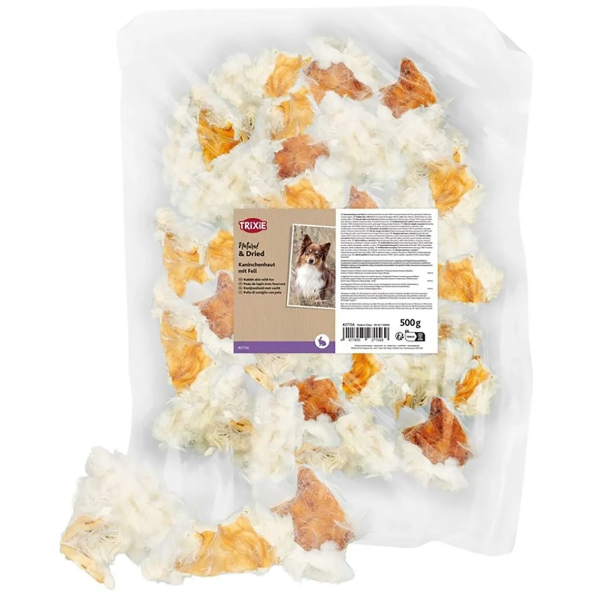 Rabbit skin with fur 500g>Trixie Online