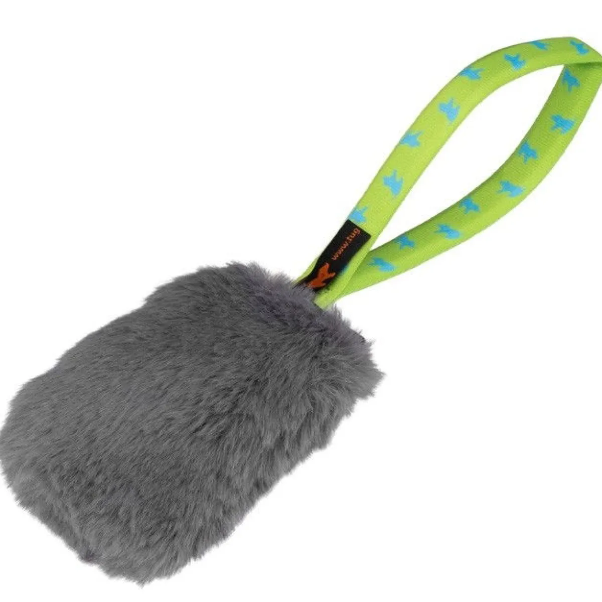 Faux Fur Squeaky>Tug-E-Nuff