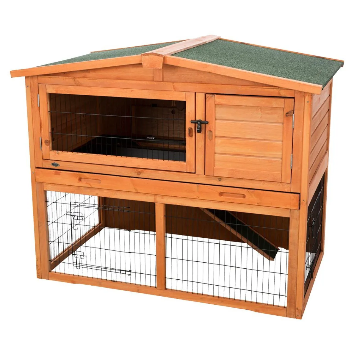 Ulkohäkki Natura, 124×102×78 cm Ruskea / 2-tasoa>Trixie Outlet