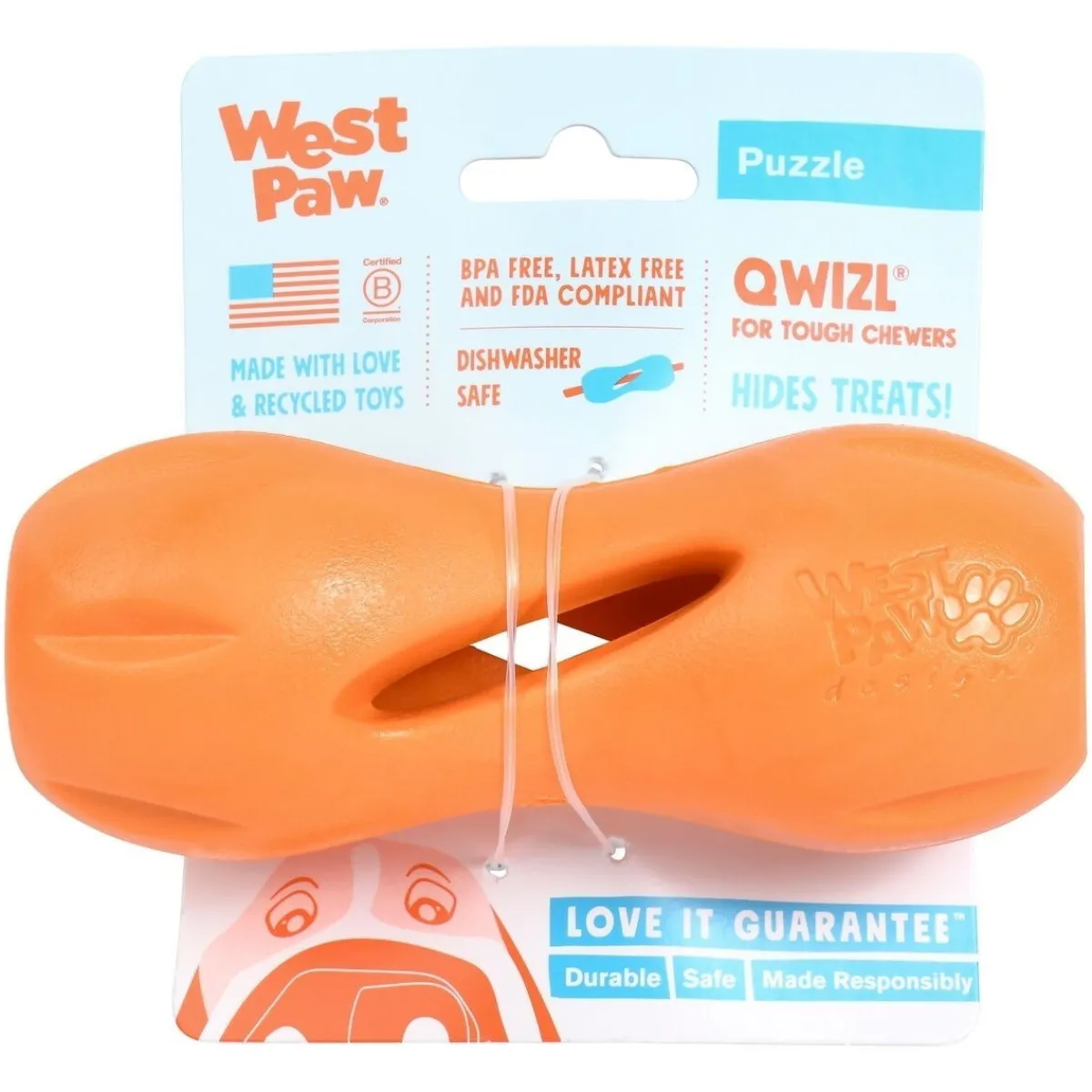 Qwizl aktivointilelu oranssi>West Paw Clearance