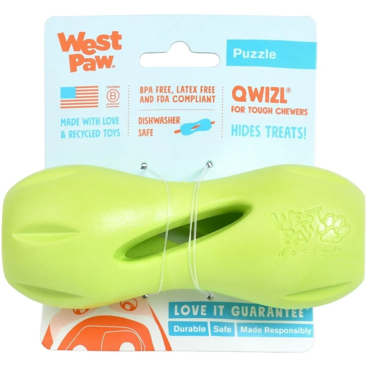 Qwizl aktivointilelu vihreä>West Paw