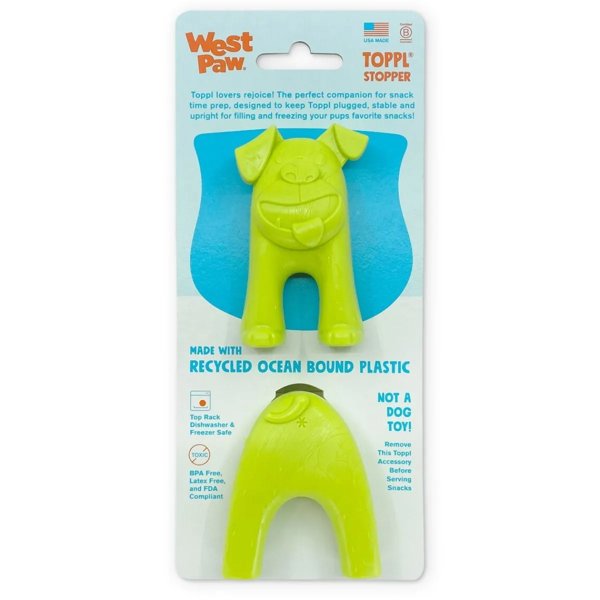 Toppl Stopper vihreä>West Paw Best