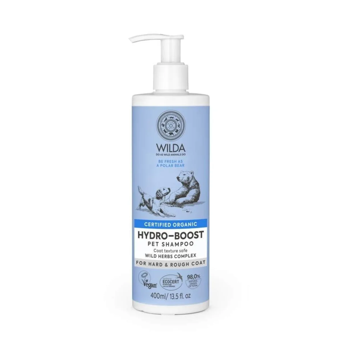 Hydro-boost -kosteuttava shampoo 400 ml>WILDA