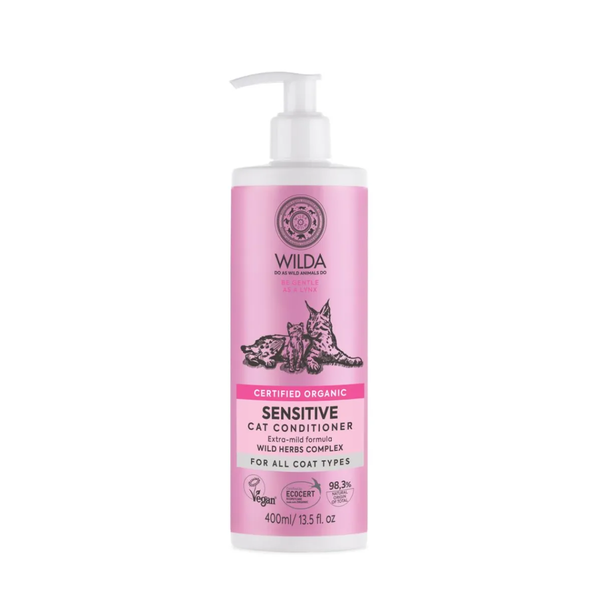 Sensitive Cat kissan hoitoaine 400 ml>WILDA Hot