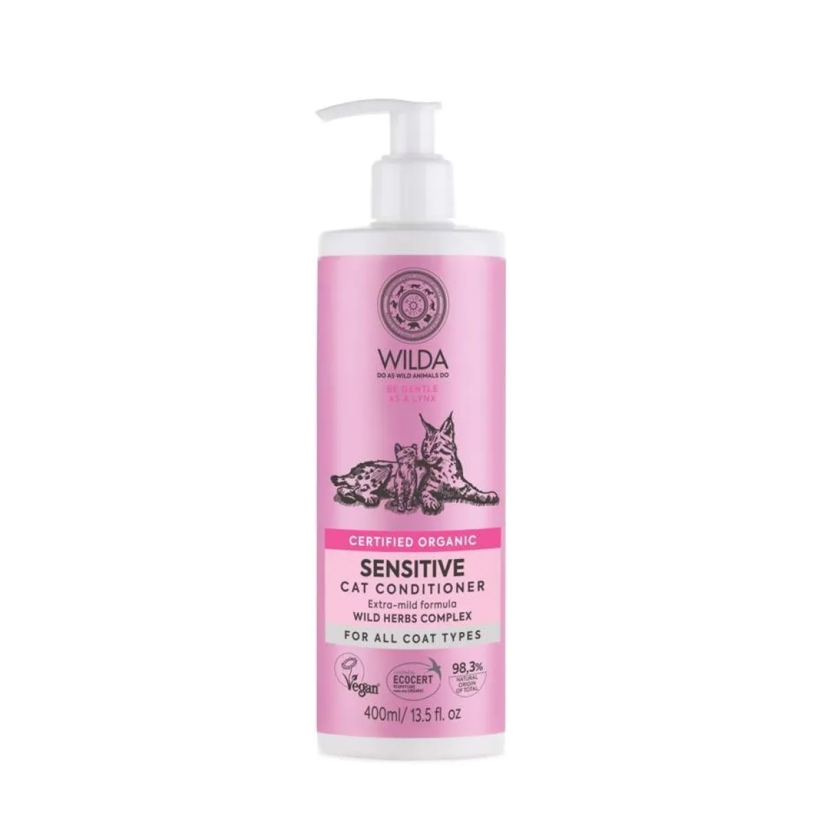 Sensitive Cat kissan hoitoaine 400 ml>WILDA Hot