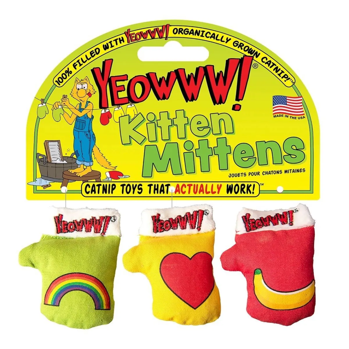 kissanminttulelut Kitten Mittens 3 kpl>Yeowww Best